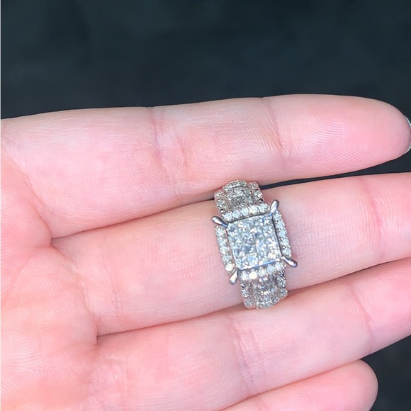 jcpenney Jewelry - 10K white gold diamond engagement ring